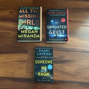 Megan Miranda and Shari Lapena Book Set - Multicolor